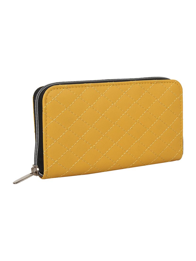 yellow leatherette wallets & card holder - 10008232 - Zoom Image - 5
