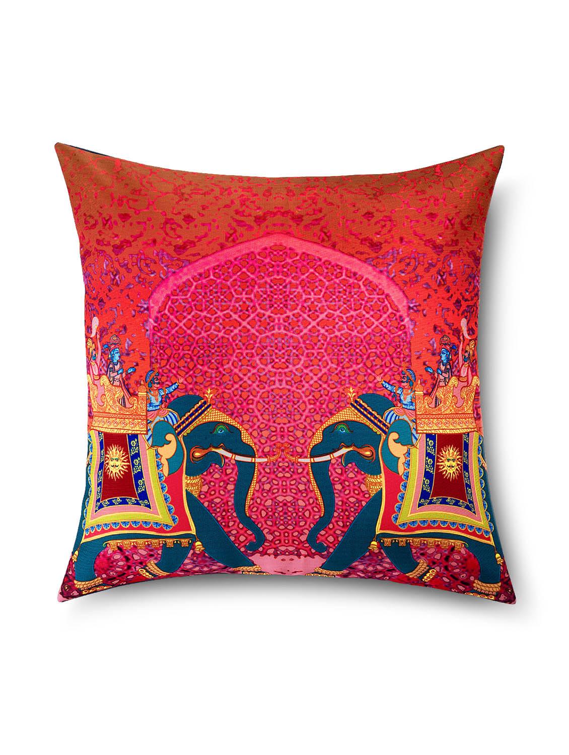 sej abstract multicolor hd digital premium 16 by 16 inch cushion cover (set of 5)(sbccdp0115p) - 10014056 - Zoom Image - 5