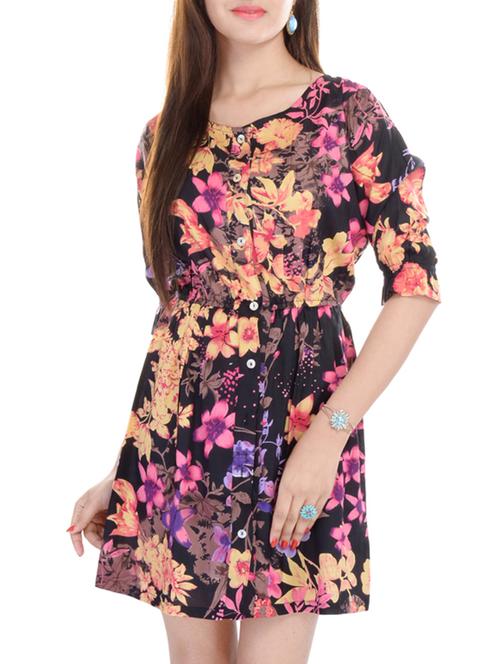 multi colored rayon dress - 10014474 - Very Small Image - 1