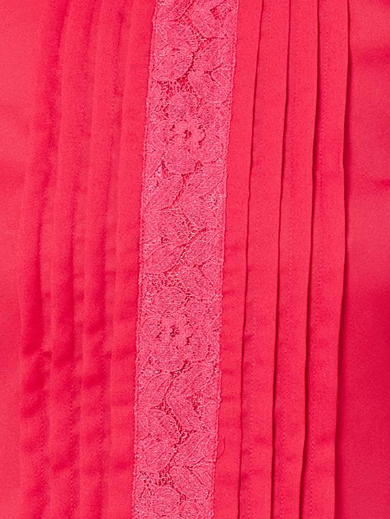 the vanca coral pleated top with lace detail - 10016765 - Zoom Image - 5