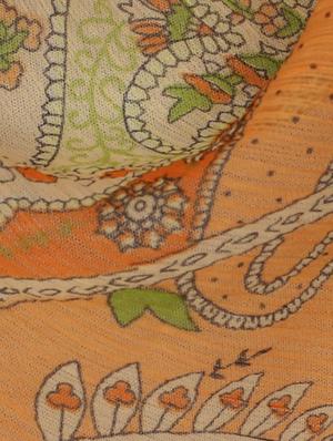 orange chiffon scarf - 10038187 - Standard Image - 2