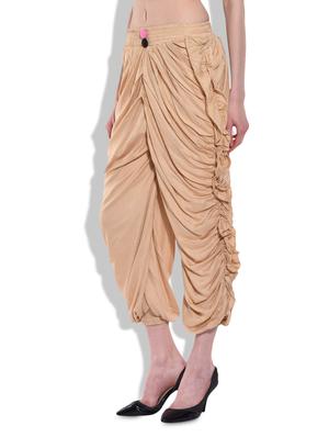 beige rayon harem pants - 10038341 - Standard Image - 2