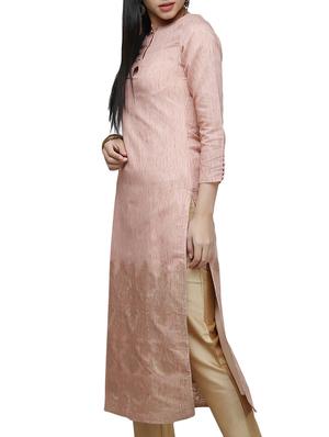 chanderi straight kurta - 10048816 - Standard Image - 2