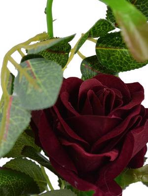 Set of 2 Piece Artifical Rose Plants With Pots Style - 10059201 - Standard Image - 2