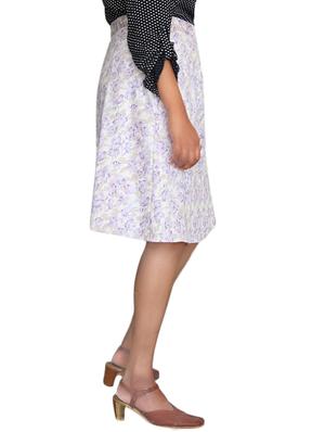 purple cotton skirts - 10064681 - Standard Image - 2