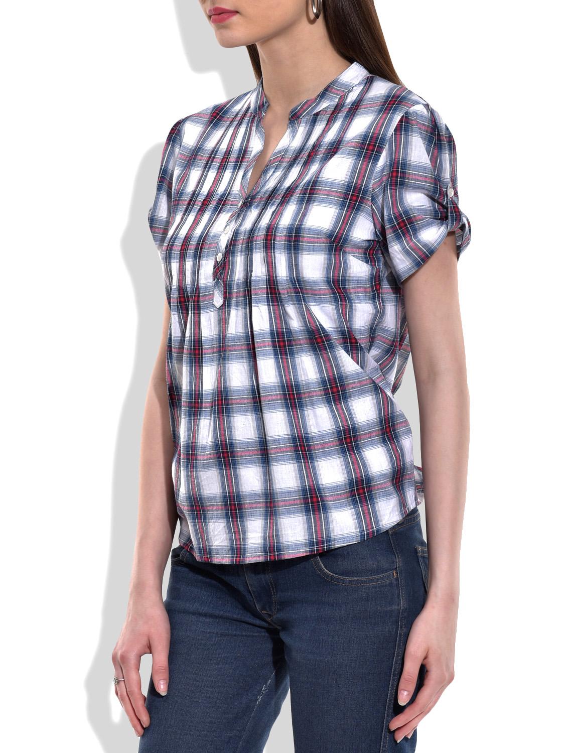 multi colored cotton top - 10081992 - Zoom Image - 2