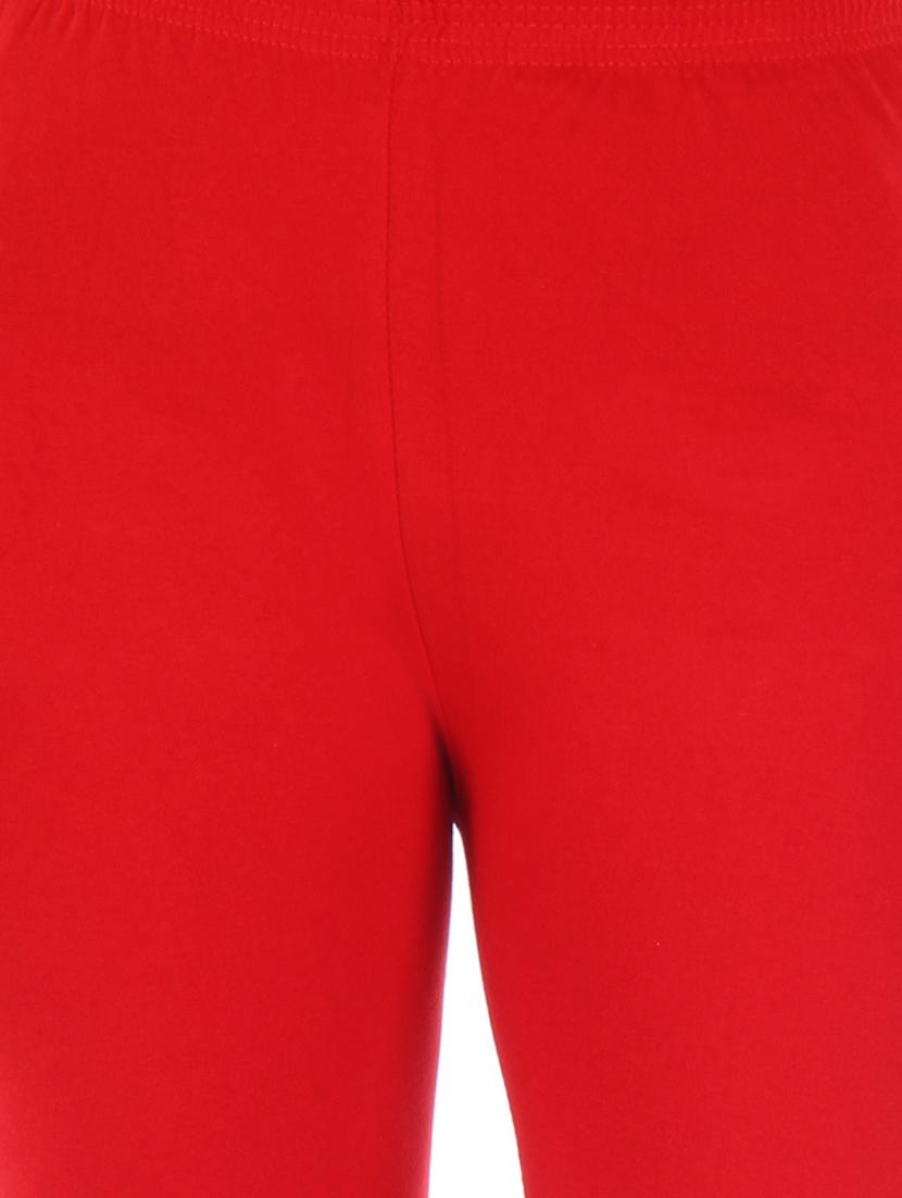 white, red cotton leggings - 10087204 - Zoom Image - 5