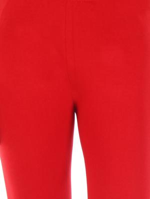 red, mango cotton leggings - 10087215 - Standard Image - 5