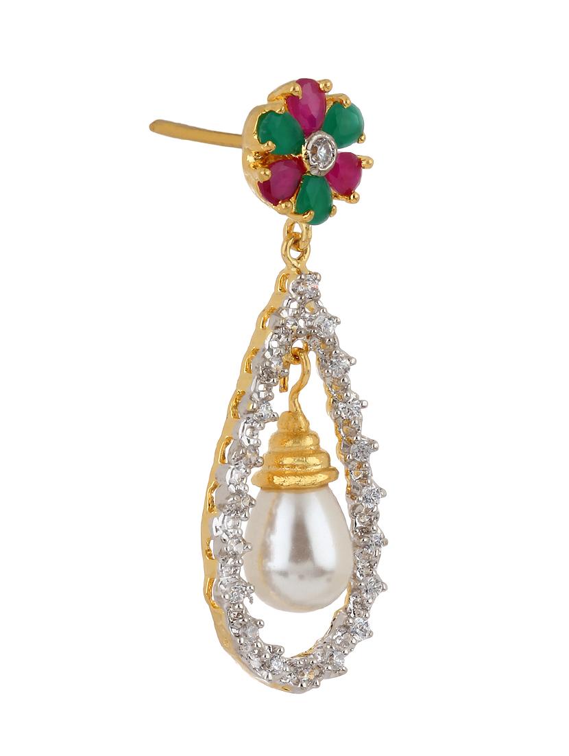 green copper earring - 10119342 - Zoom Image - 2