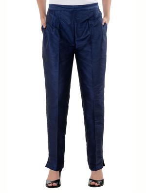 pink,royalblue,navyblue silk trousers - 10165993 - Standard Image - 8