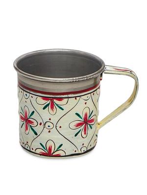 white floral painted tea cup set (6pcs) - 1017022 - Standard Image - 2