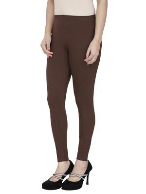 brown cotton leggings - 10229619 - Standard Image - 2
