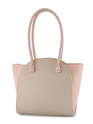 cream leatherette (pu) regular handbag - 10237233 - Standard Image - 2