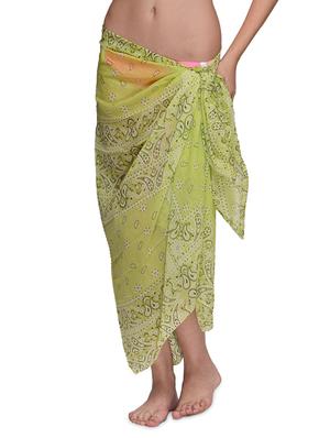 Paisley printed Viscose sarong - 1026156 - Standard Image - 2