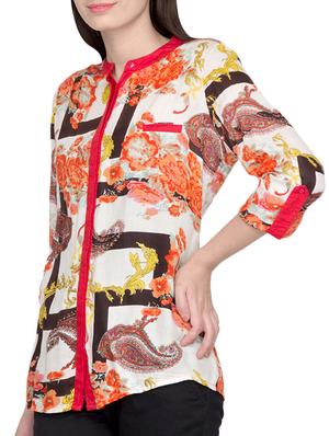 multicolor polyester blend shirt - 1026203 - Standard Image - 2