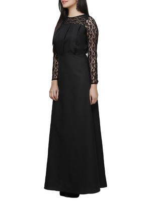 laced panel maxi dress - 10277422 - Standard Image - 2