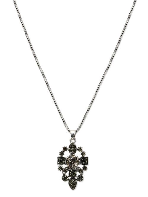 Crystal Studded Pendant Necklace - YOUSHINE