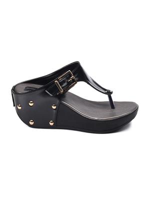 bruno manetti women's black wedges - 10288315 - Standard Image - 2