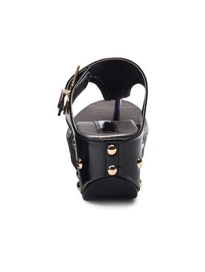 bruno manetti women's black wedges - 10288315 - Standard Image - 5