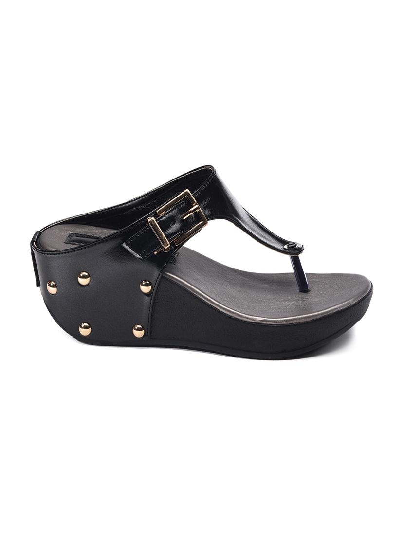 bruno manetti women's black wedges - 10288315 - Zoom Image - 2