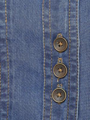 blue denim dress - 10290540 - Standard Image - 5