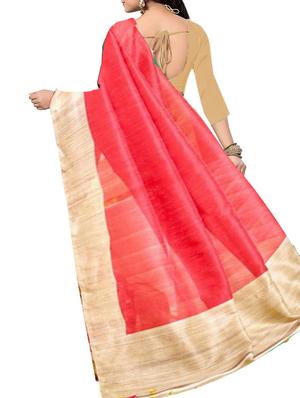 red, multi silk saree - 10291729 - Standard Image - 2