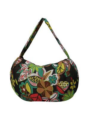 multi colored cotton printed handbag - 10291767 - Standard Image - 2