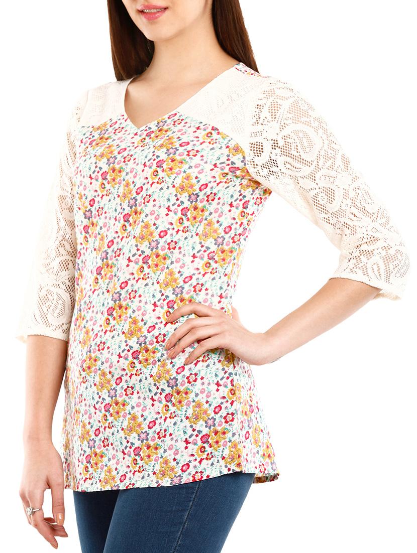 multi colored viscose top - 10292694 - Zoom Image - 2