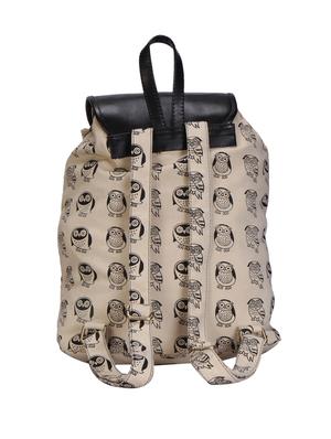 cream canvas backpack - 10317327 - Standard Image - 2
