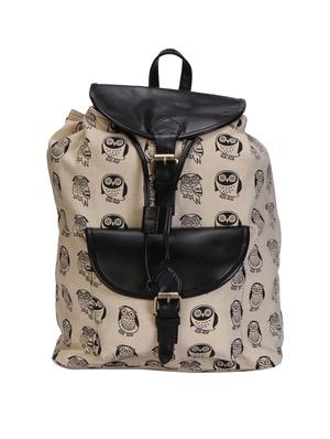 cream canvas backpack - 10317327 - Standard Image - 5