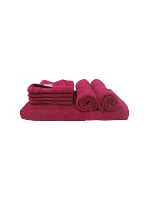 bianca 100% cotton egyptian towel 7 pc set(1 bath towel+ 2 hand towel + 4 face towel) - 10385021 - Standard Image - 2