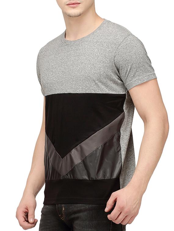 grey cotton cut & sew t-shirt - 10399055 - Zoom Image - 2