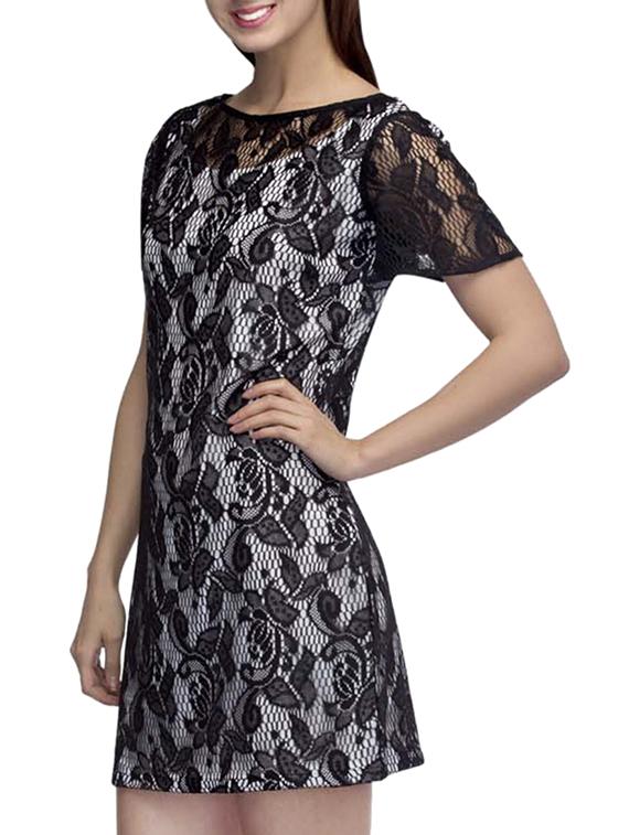 black net sheath dress - 10411623 - Zoom Image - 2