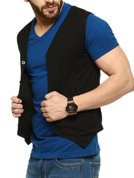 black cotton jacket - 10420912 - Zoom Image - 2