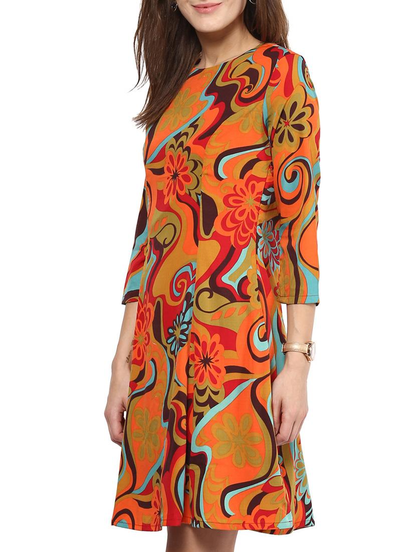 boat neck a-line dress - 10438478 - Zoom Image - 2