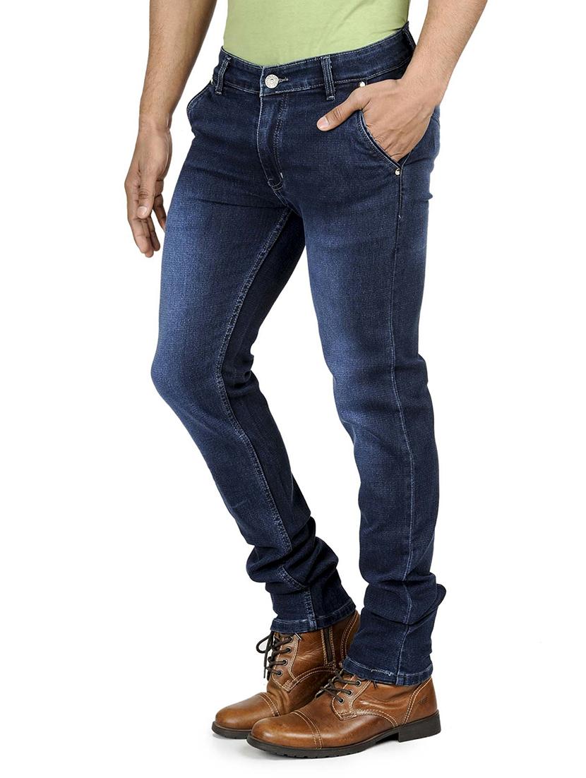blue denim washed jeans - 10442889 - Zoom Image - 2