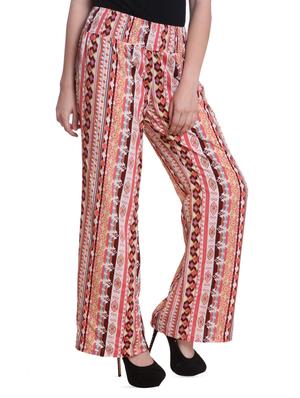 aztec inspired printed polyester palazzo - 1046614 - Standard Image - 2