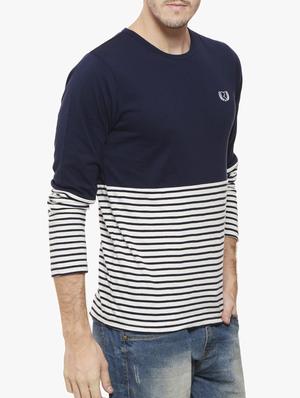 navy blue cotton t-shirt - 10481336 - Standard Image - 2