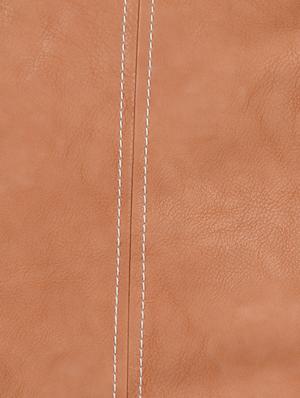 beige leatherette handbag - 1051067 - Standard Image - 5