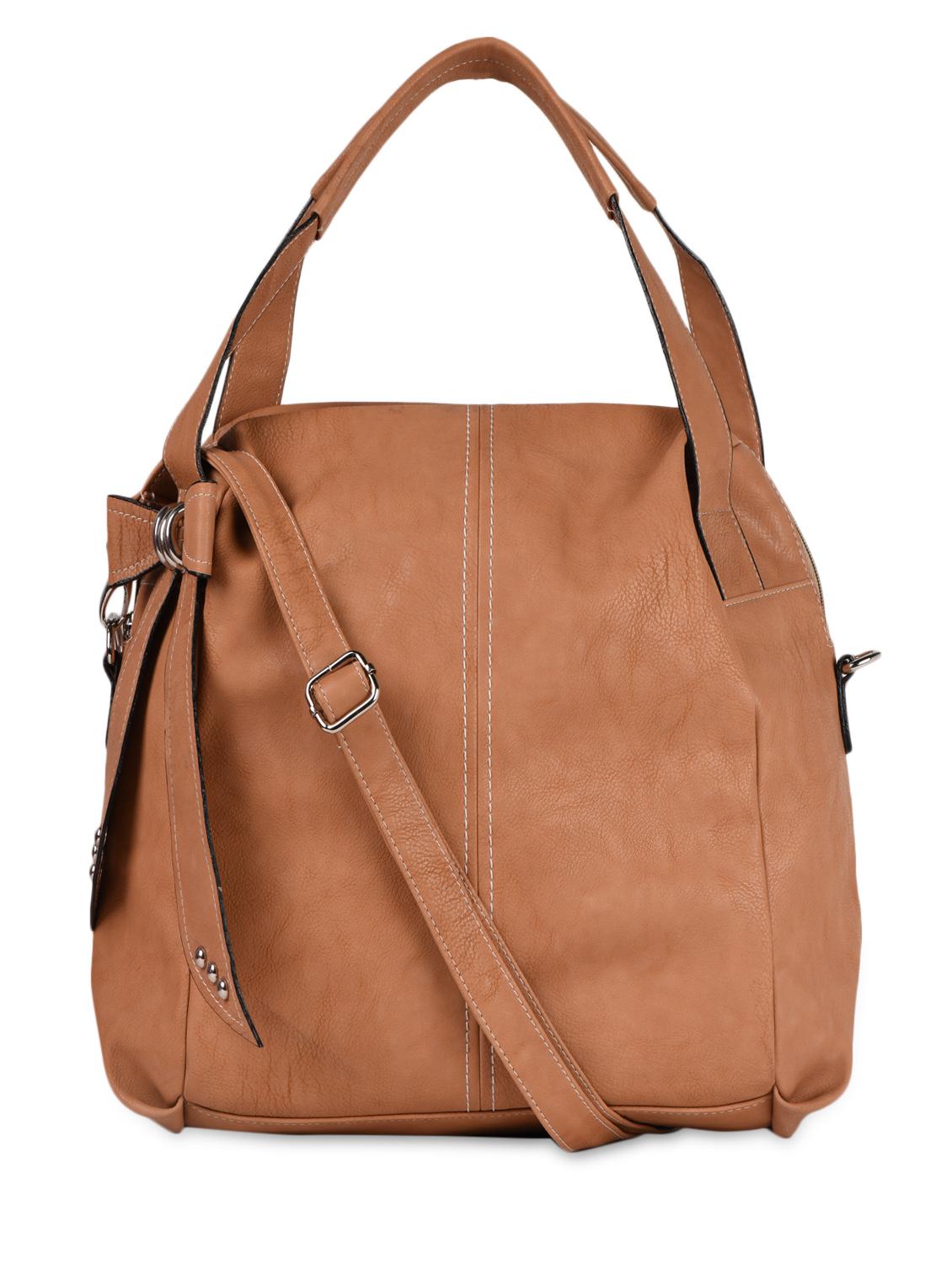 beige leatherette handbag - 1051067 - Zoom Image - 2