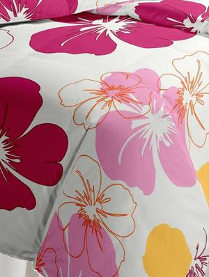 floral printed polycotton single bed ac blanket - 1052034 - Standard Image - 2