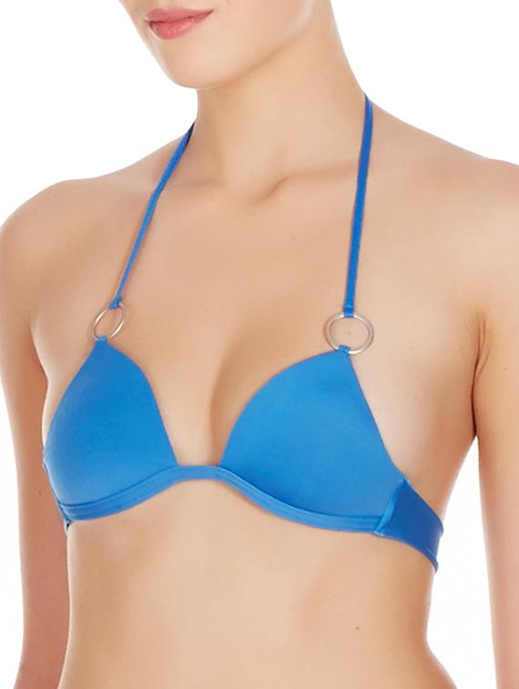blue polyester bra - 10524125 - Zoom Image - 2