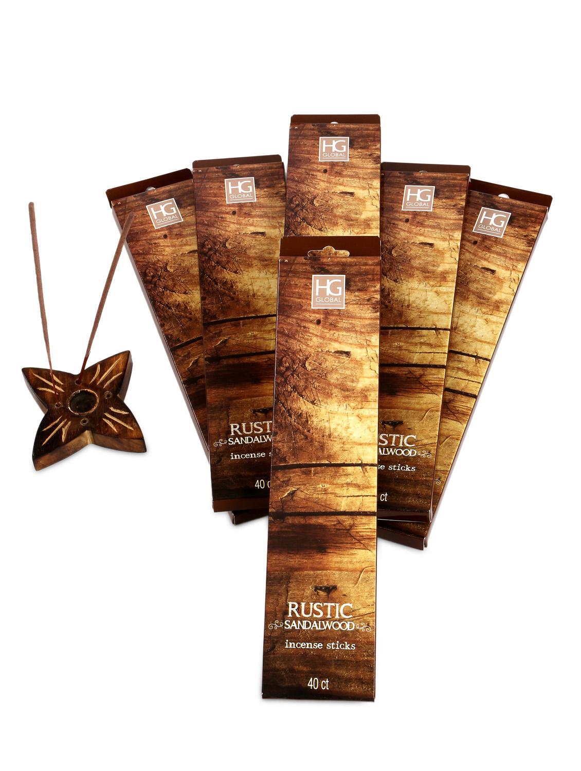 Pack Of 6 Sandalwood Incense Sticks - Hosley