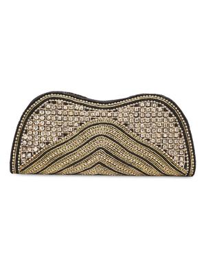 black dupion silk clutch - 1053832 - Standard Image - 2