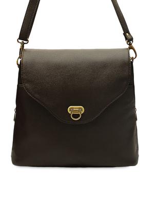 brown leatherette sling bag - 1054355 - Standard Image - 2