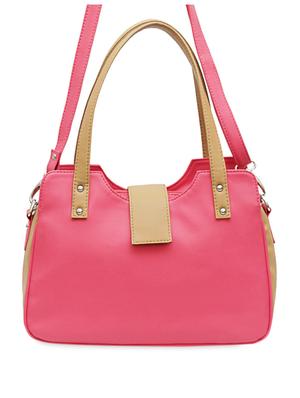 pink leatherette handbag - 1054361 - Standard Image - 2
