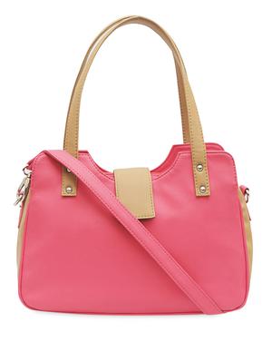 pink leatherette handbag - 1054361 - Standard Image - 5