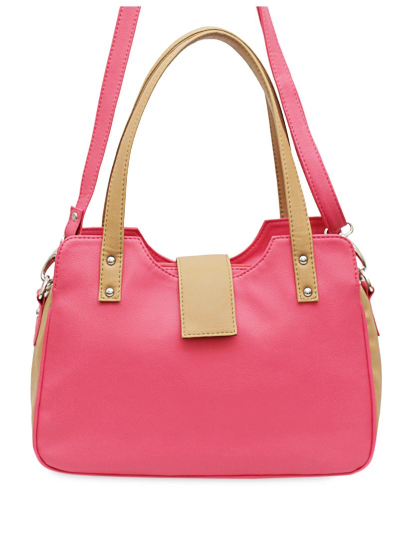 pink leatherette handbag - 1054361 - Zoom Image - 2