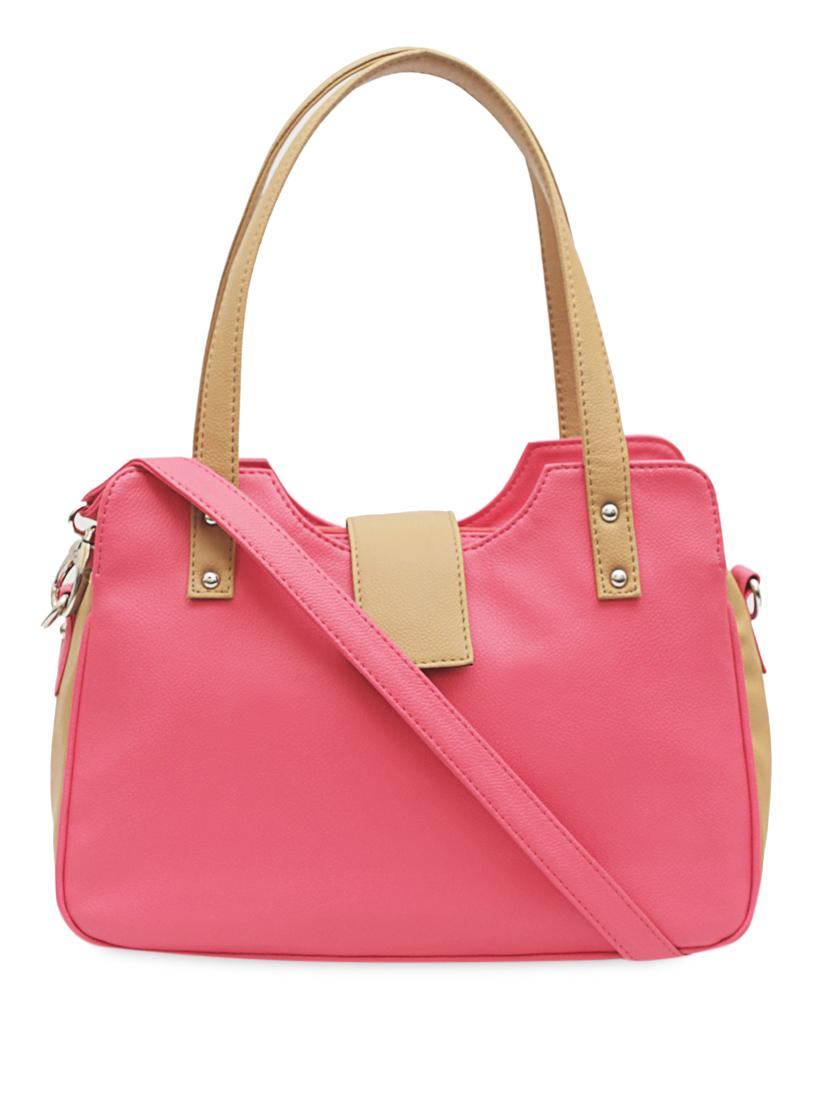 pink leatherette handbag - 1054361 - Zoom Image - 5