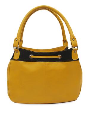 yellow leatherette handbag - 1054366 - Standard Image - 2